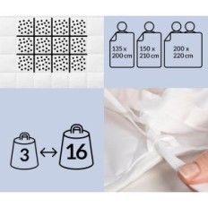 Ielādēts Cura Pearl Classic Quilt, 150x210 cm, 9 kg, ko izmanto