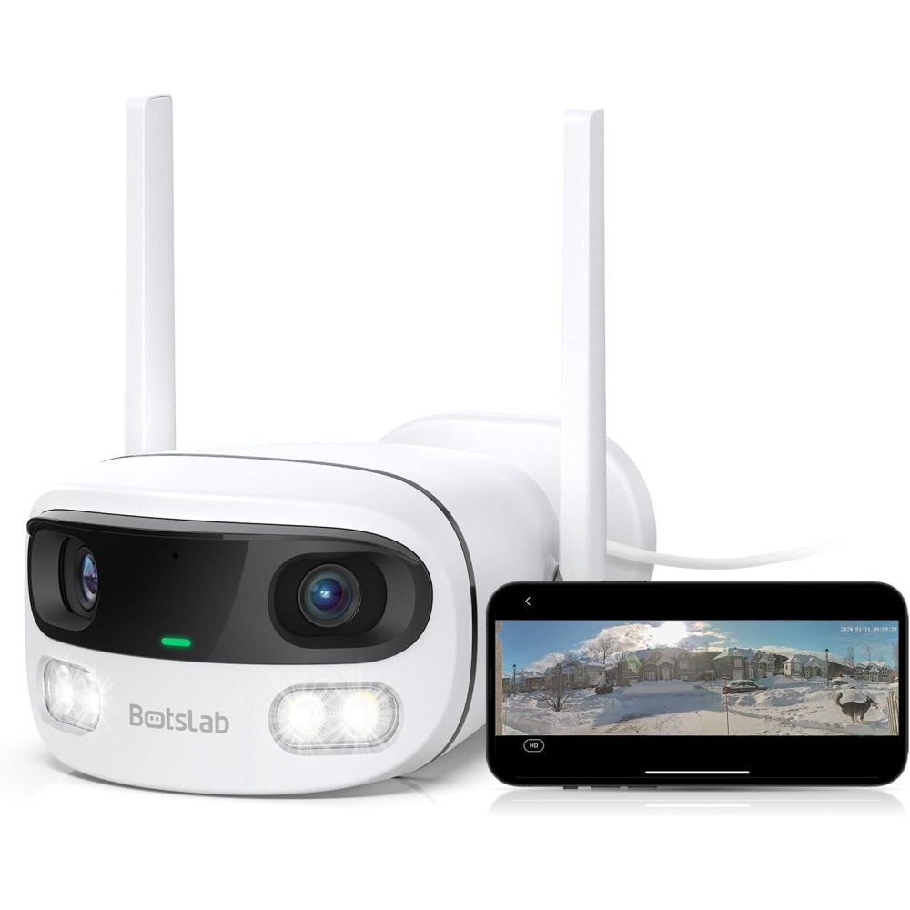 Monitorovanie Camering Botslab WiFi 170 ° širokouhlý kamera pre domáce monitorovanie a kancelárie