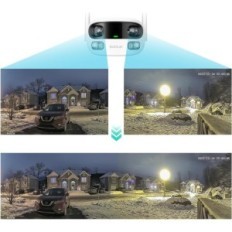 MONITORING CAMERING BOTSLAB WIFI 170 ° Wide-angle Camera for Home Monitoring and Offices