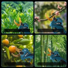 Ciseaux de jardin à mirthbuy électrique, 18 V, 40 mm, utilisé