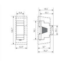 Astronomisk ur theben selekta 174 Top3, hvid