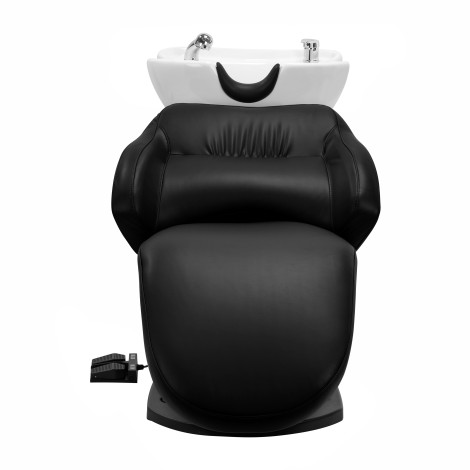 Gabbiano TRYCHO električna frizerska jedinica za pranje kose crna — pogled sprijeda
