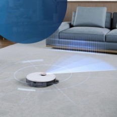 Ecovacs deebot t8 puro, 5200 mAh, tecnologia de quebra-cabeça ozmo, usada