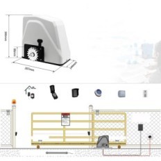 Sõitke libistades Gates Top HENS RK1100T, 1300 kg, 12 m