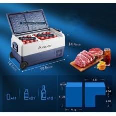 Car refrigerator AAOBOSIA, T36, Wi-Fi, -20 ° C ~ 20 ° C, 12/24 V, 100-240 V