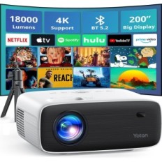 Yoton Y6, 70 W, 12000 liumenų, USB, HDMI, "Bluetooth"