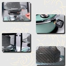 Horno Kao0yan portátil, 6 L, 360 °