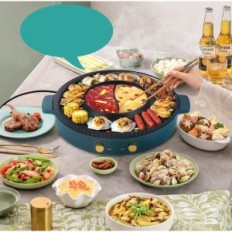 Electric Baoshishan BBQ, 2 u 1, 1360 W, 220v