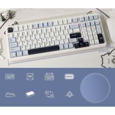 Trådløs Epomaker F99-tastatur, Bluetooth, Wi-Fi, USB-C, 8000 mAh