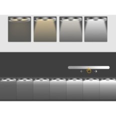 Ferry DS817 Lampada da tavolo con regolazione luminosa, 16W, 1000 lm