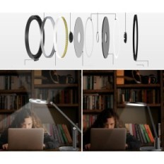 Ferry DS817 Skrivebordslampe med lysstyrkeforordning, 16W, 1000 lm