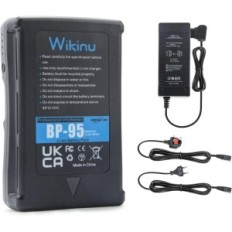 Wikin akkumulátor, 5 W, 95 W / h 6600 mAh, kompatibilis Sony kamera