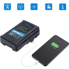 Wikin μπαταρία, 5 W, 95 W / H 6600 mAh, συμβατό με τη φωτογραφική μηχανή της Sony