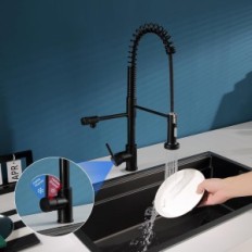 KEOKBON 8056B 3-irányú konyhai akkumulátor, kihúzott csővel, javítás után