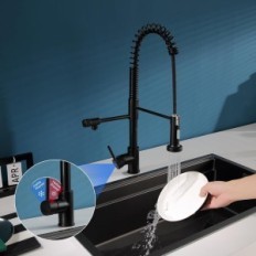 KEOKBON 8056B 3-irányú konyhai akkumulátor, kihúzott csővel, javítás után