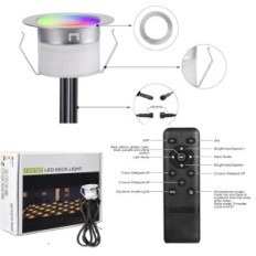 Gebrauchte RGBIC-LED-Stehleuchten 20 Stück. WIFI 31mm IP67 Pixel Smart Beleuchtung Gartenantrieb