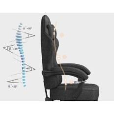 Gaming toolid PZDTO jalatool ja padja kuni 150 kg, must, kasutatud