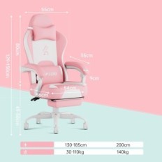 PSK hry židle s vyměnitelnými ornamenty, růžové a bílé, použité