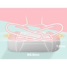 Sedia dei giochi PSK con ornamenti intercambiabili, rosa e bianco, usati