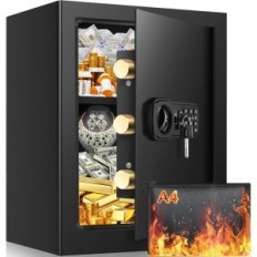 Coffre-feu Safe Mejasg 55 L avec étagère amovible, 31 x 38 x 50 cm