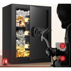 Mejasg di sicurezza antincendio 55 L con ripiano rimovibile, 31 x 38 x 50 cm