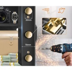 Mejasg di sicurezza antincendio 55 L con ripiano rimovibile, 31 x 38 x 50 cm