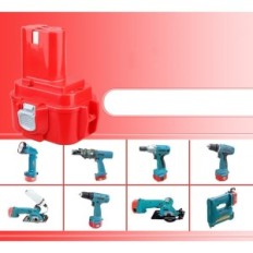 Shgeen 2 x 9,6 V batterier 4.0 Ah for MAKITA 9,6 V Verktøy