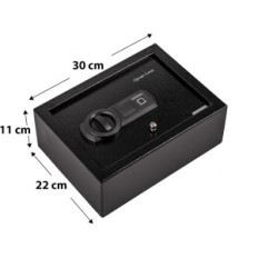 Biometric Safe Genie Hand with a 5L fingerprint scanner, closed
