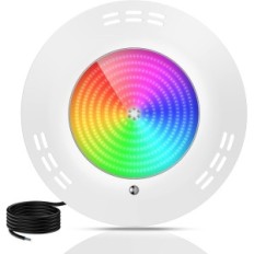 Iluminación LED para la piscina 35W IP68 12V Lámpara de lilmle impermeable a prueba de agua RGB bajo el agua para iluminación y 