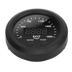 Meter tbest 2-1 / 16in 52mm izplūdes temperatūra ar sarkanu LED un sensoru