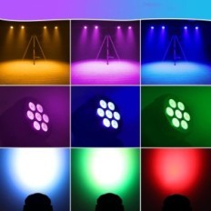 Koristi se disko svjetlo LM70s 7x8 u učinkovitu LED rasvjetu betoppera za klupske scene i događaje s dinamičnim bojama