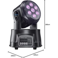 Lâmpada de discoteca LM70S 7x8 usada em iluminação LED efetiva beipla para cenas de clubes e eventos com cores dinâmicas