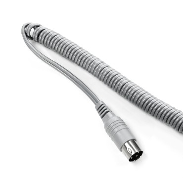 Saeyang Marathon 3 Champion máquina de taladro para uñas blanca + H35LSP blanca — detalle del cable