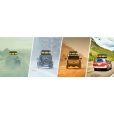 Střešní taška Nabiye s protiskluzovou rohoží, vodotěsné, 20 stop3