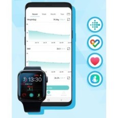 Digital Silbergear Gewicht, mit Fettgewebe und Muskelmasse