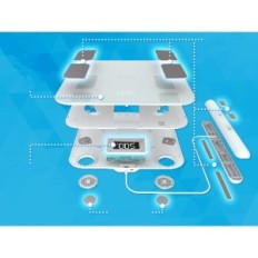 Peso Digital Silvergear, com tecidos gordurosos e massa muscular