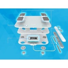 Peso digitale silvergear, con tessuto grasso e massa muscolare