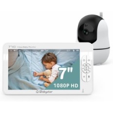 Babystar Video Nanny, 1080p HD 360 °, 7 ίντσες, 4000 mAh, WiFi