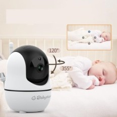 BabyStar Video Nanny, 1080P HD 360 °, 7 pulgadas, 4000 MAH, WIFI