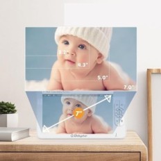 BabyStar Video Nanny, 1080P HD 360 °, 7 pulgadas, 4000 MAH, WIFI