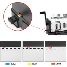 Reliure Rayson SD-220B Haute performance Binding Binding Feuille de poinçonnage Lettre de format Moins de papier