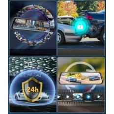 Rearview Mirror Jansite Stream Media Rearviev Mirror, T30, IP68 Udstilling