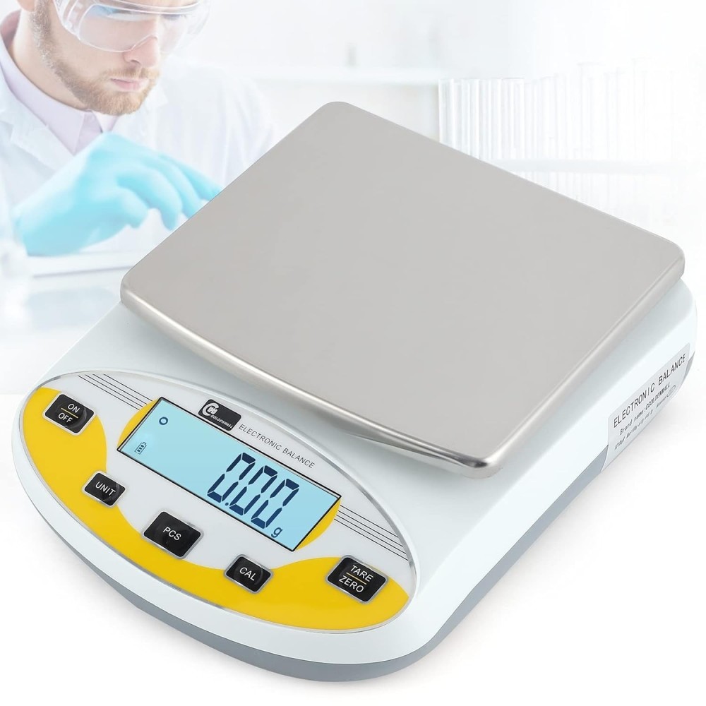 Electronic Laboratory Balance CGOLDENWALL, 5000 g, nauwkeurigheid 0,1 g, gebruikt