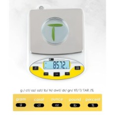 Equilibrio elettronico di laboratorio CGOLdenwall, 5000 g, precisione 0,1 g, utilizzata