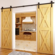 Conjunto acessório para portas de correr ccjh, 8 pés - 244 cm