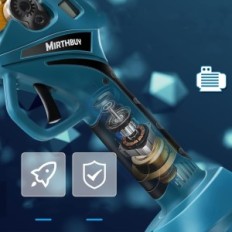 Elektrischer Sekator Mirthbuy 18V Wireless SEkator zum Trimmen von Zweig und Büsche