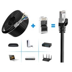 SOIBKE, RJ45 Netwerkkabel, 60 m