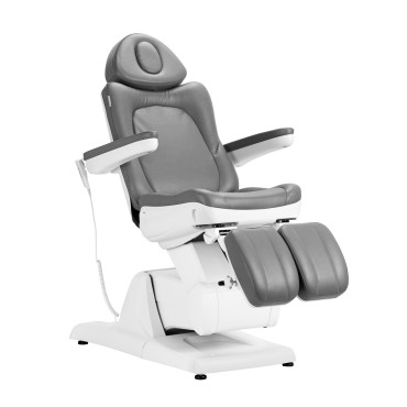 Elektrisk kosmetikstol Azzurro 870s pedicure 3 motorer Grå — fra siden