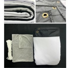 Vercorkin projekcijas ekrāns, 250 collas, balts