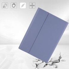 Caso con teclado Jeloyut para Xiaomi Pad 6 11 pulgadas, púrpura